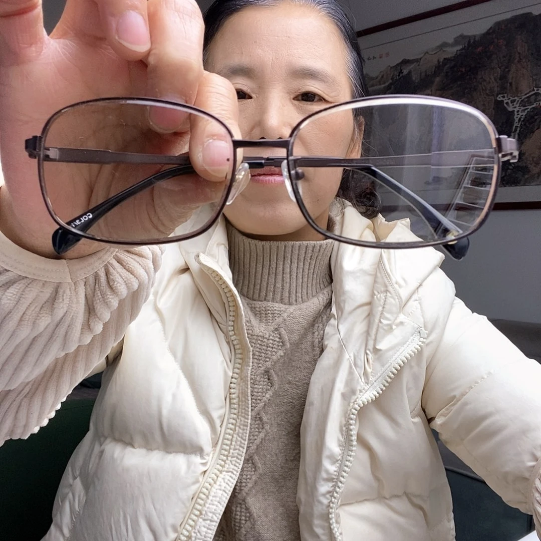 半框款天然石头镜