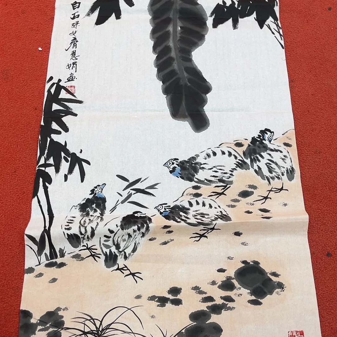 国画手绘国画作品