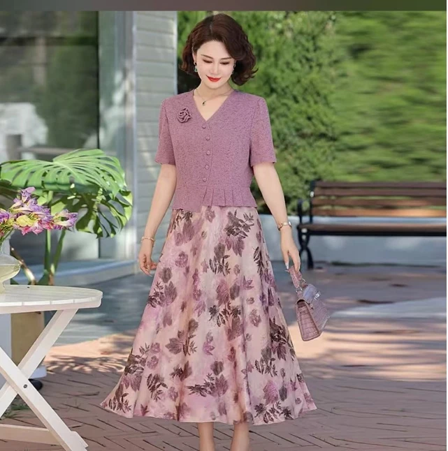 2025新款洋气女装显瘦贵夫人裙子