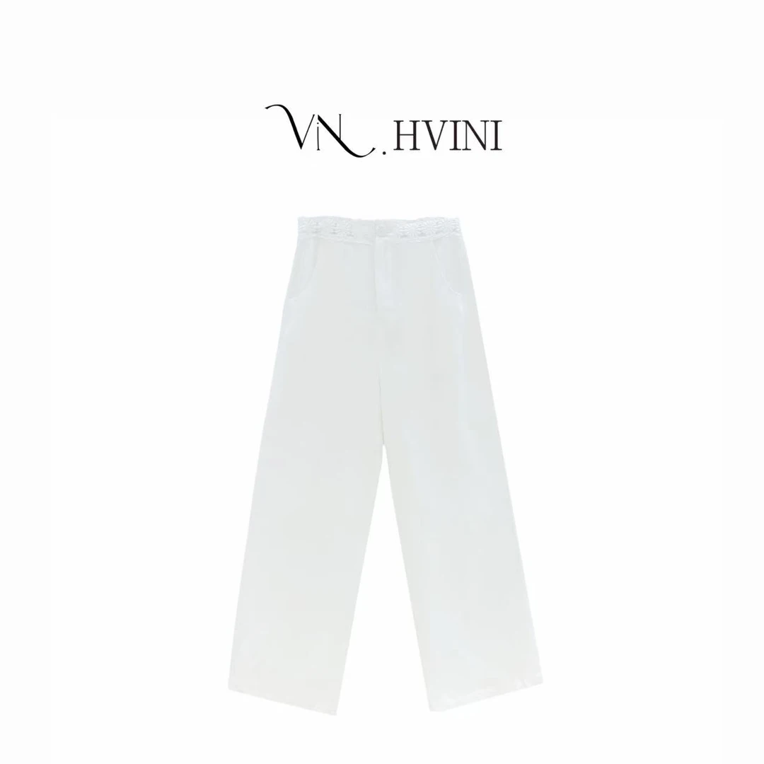 HUANG  VINI春季新款时尚休闲直筒裤L3011