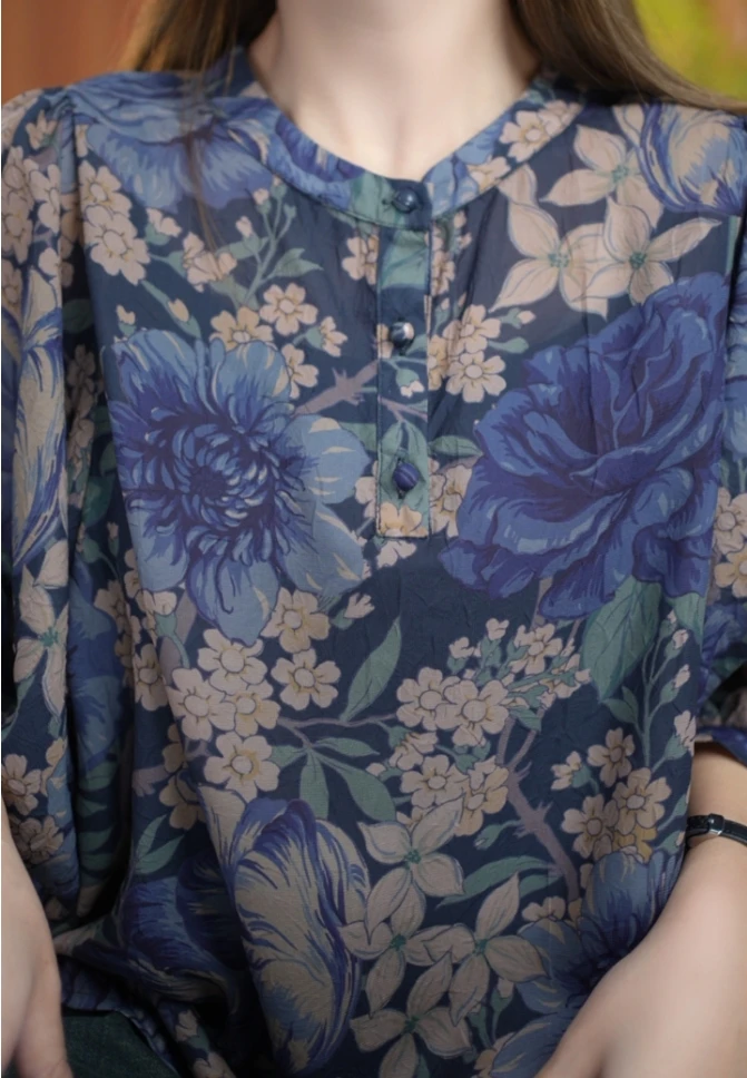 阔太洋气透气舒适感上衣女装091