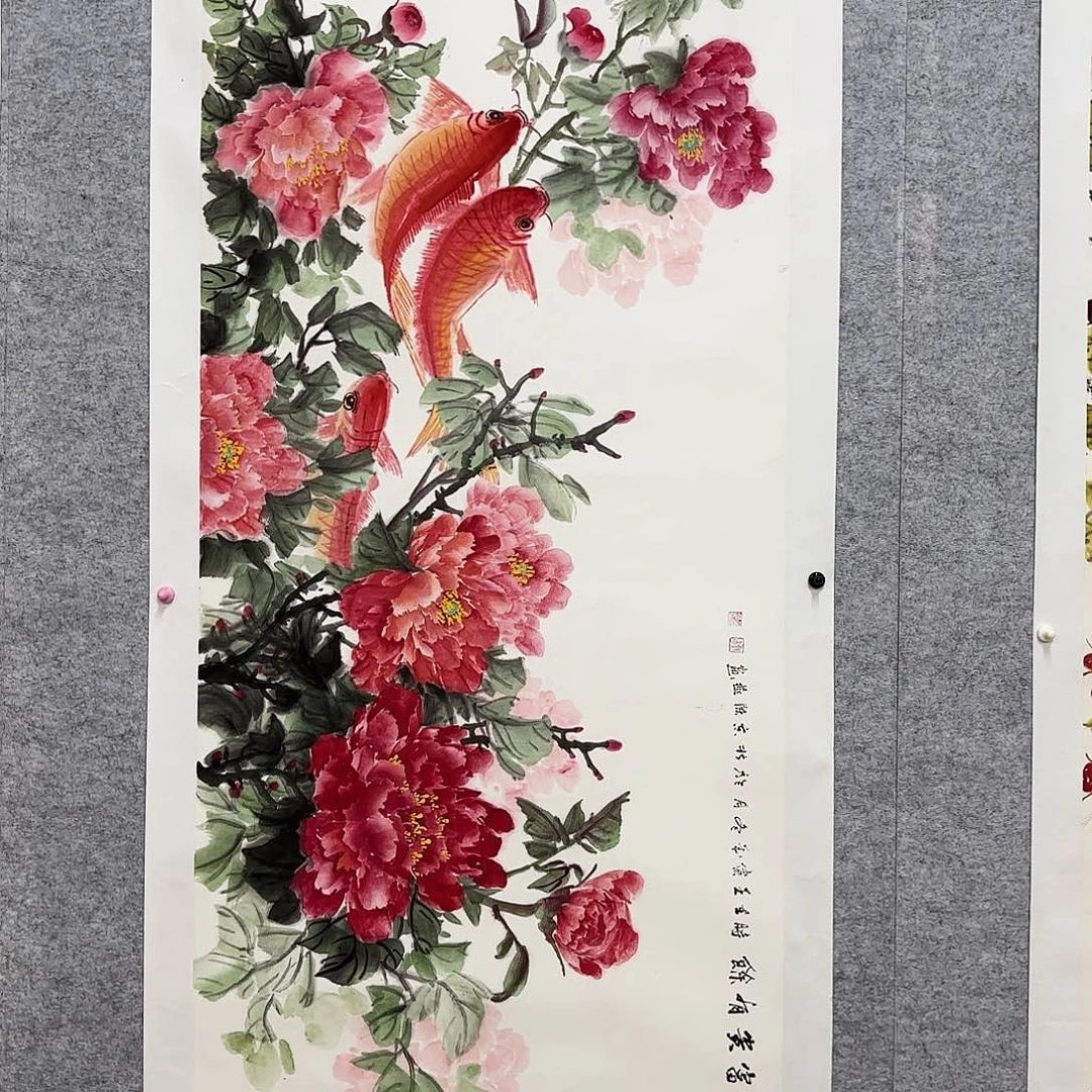 国画花鸟等多种鸟类和动物