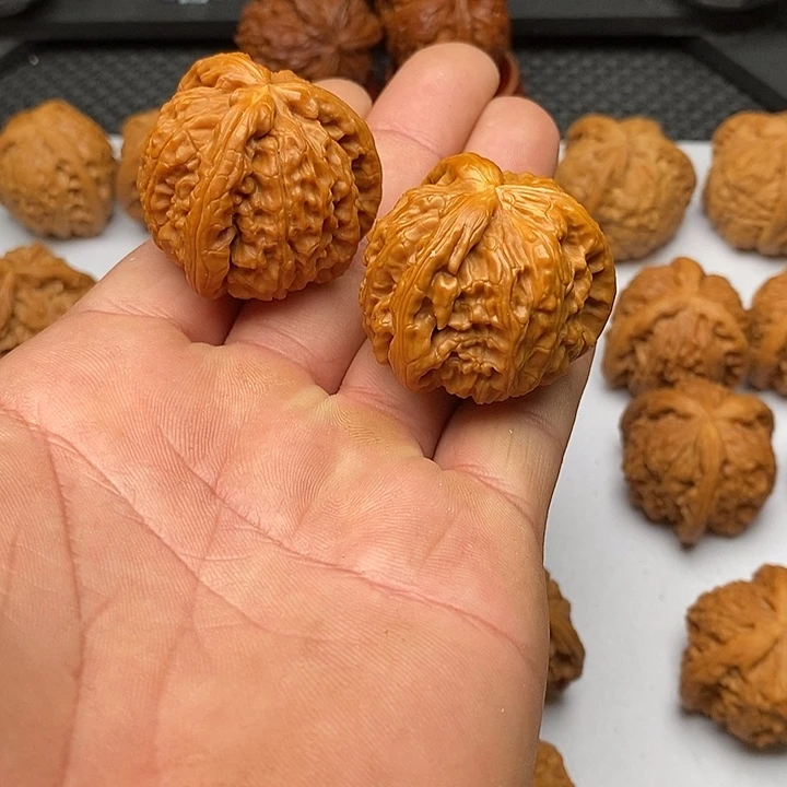 核桃手串/手链拼接白狮子14