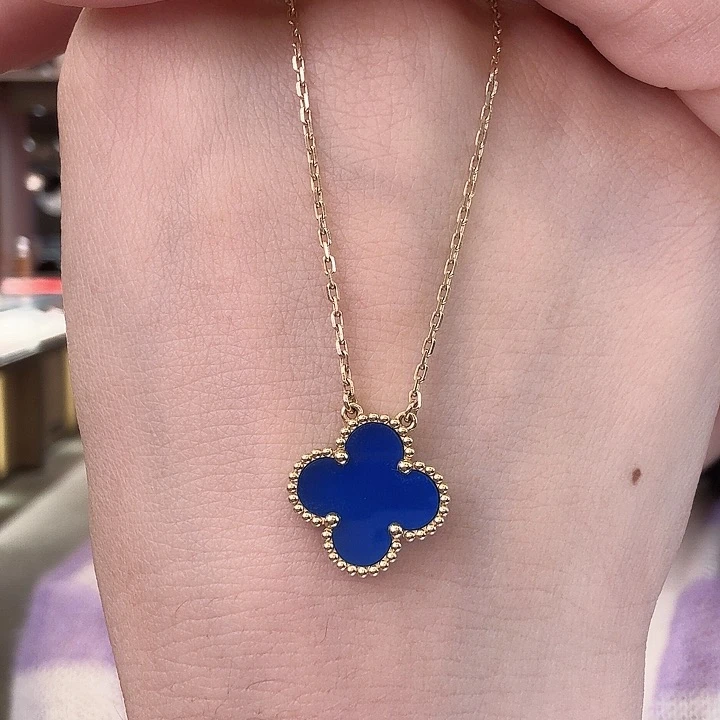 18K金镶嵌项链玛瑙/玉髓项链