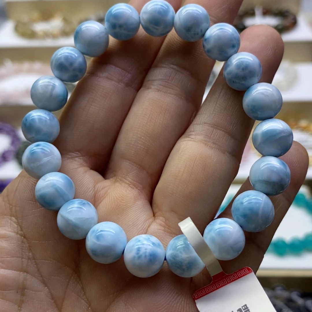 针钠钙石（海纹石）手链未镶嵌海纹石8m