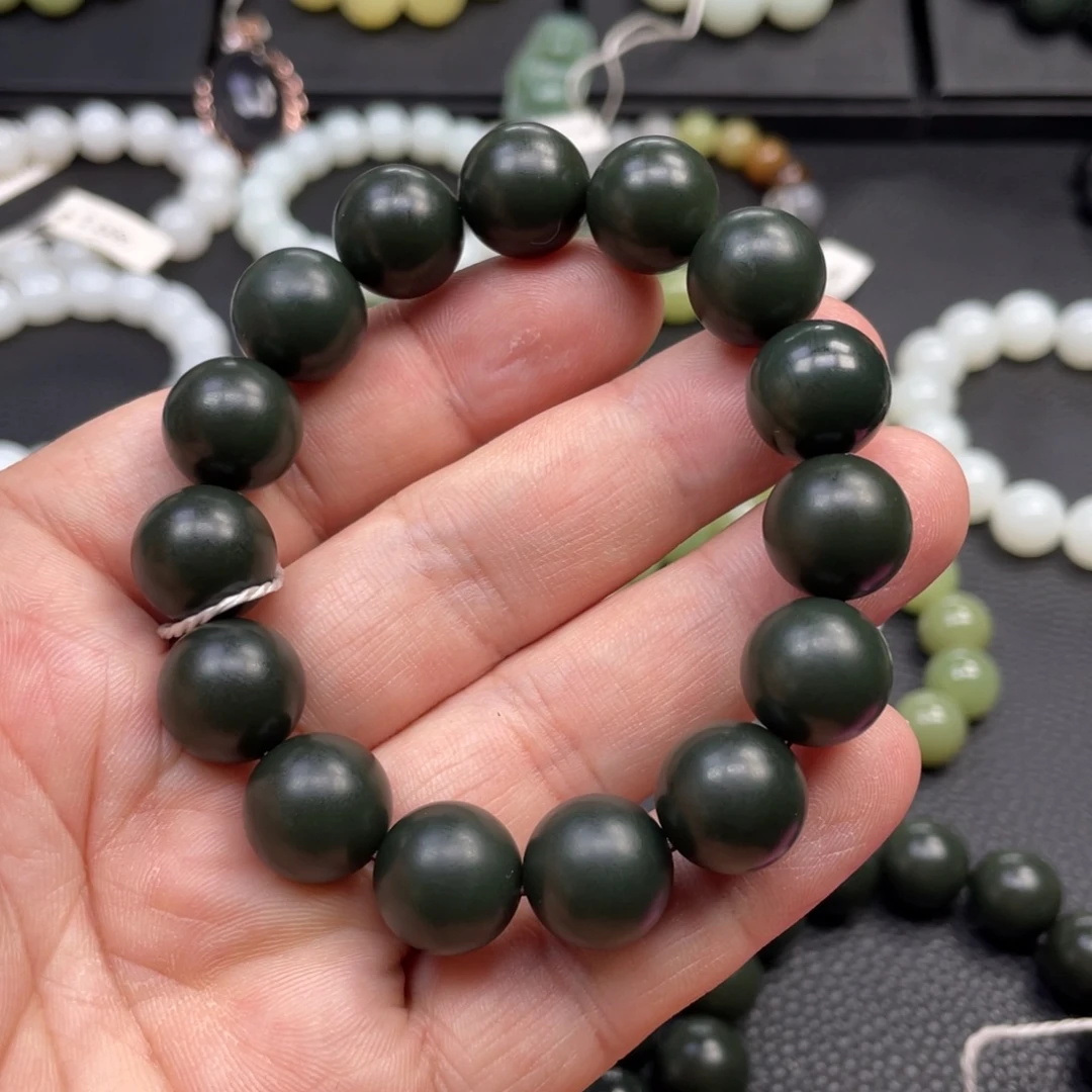 和田玉未镶嵌手链