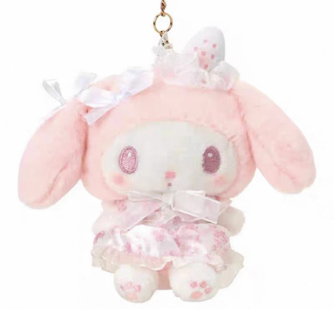 日本三丽鸥noemie联名美乐蒂挂件库洛米毛绒玩偶周边