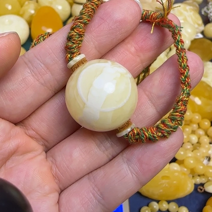 未镶嵌颈饰蜜蜡天然蜜蜡