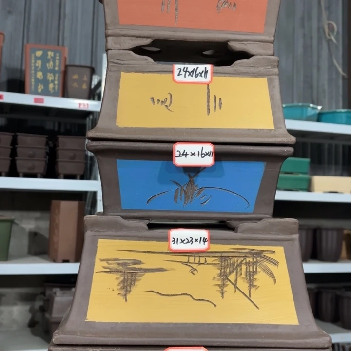 紫砂花盆              100-5