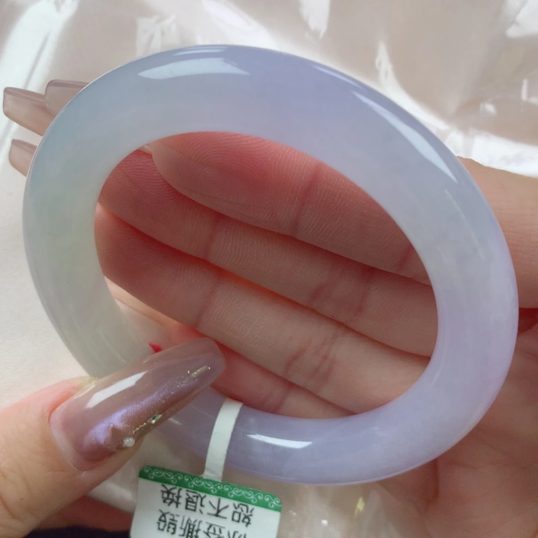 未镶嵌手镯翡翠缅甸天然翡翠A货53.4