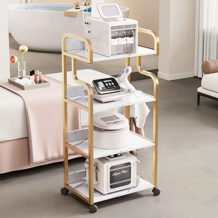 美容院专用小推车医美手推车仪器工具置物架可移动多层理发工具车