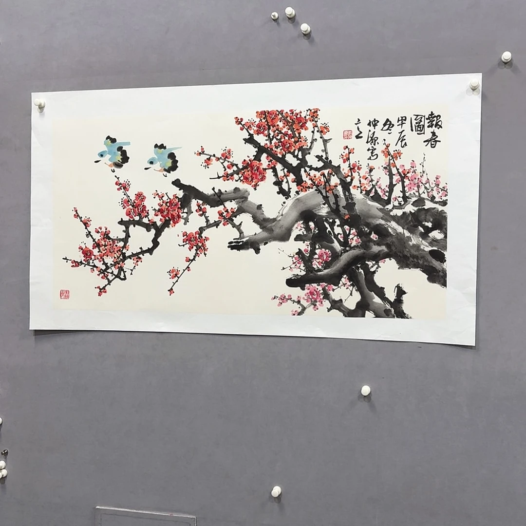 国画亲笔手绘放心去藏