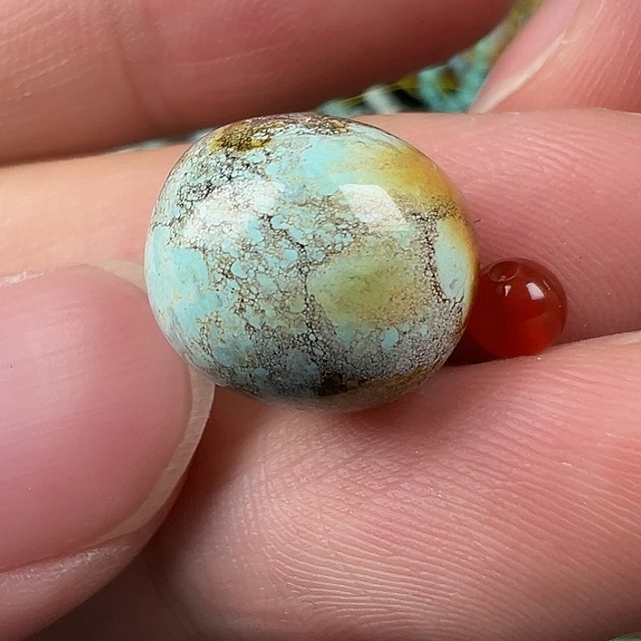 南红玛瑙未镶嵌配饰卡13.8