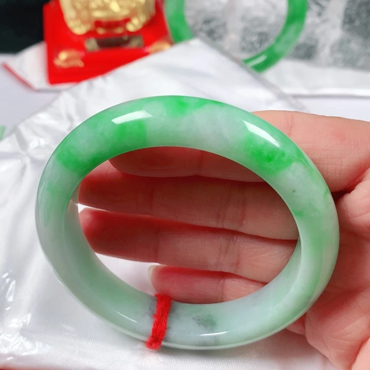 未镶嵌手镯翡翠  编号1348 正圈55-56