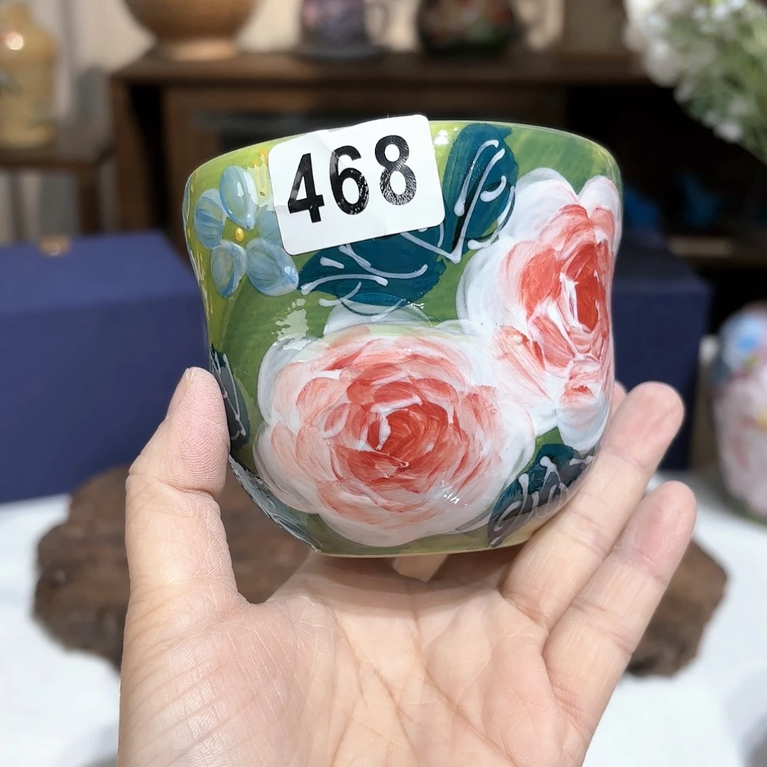 落***希景德镇手绘高温釉下彩陶瓷茶具