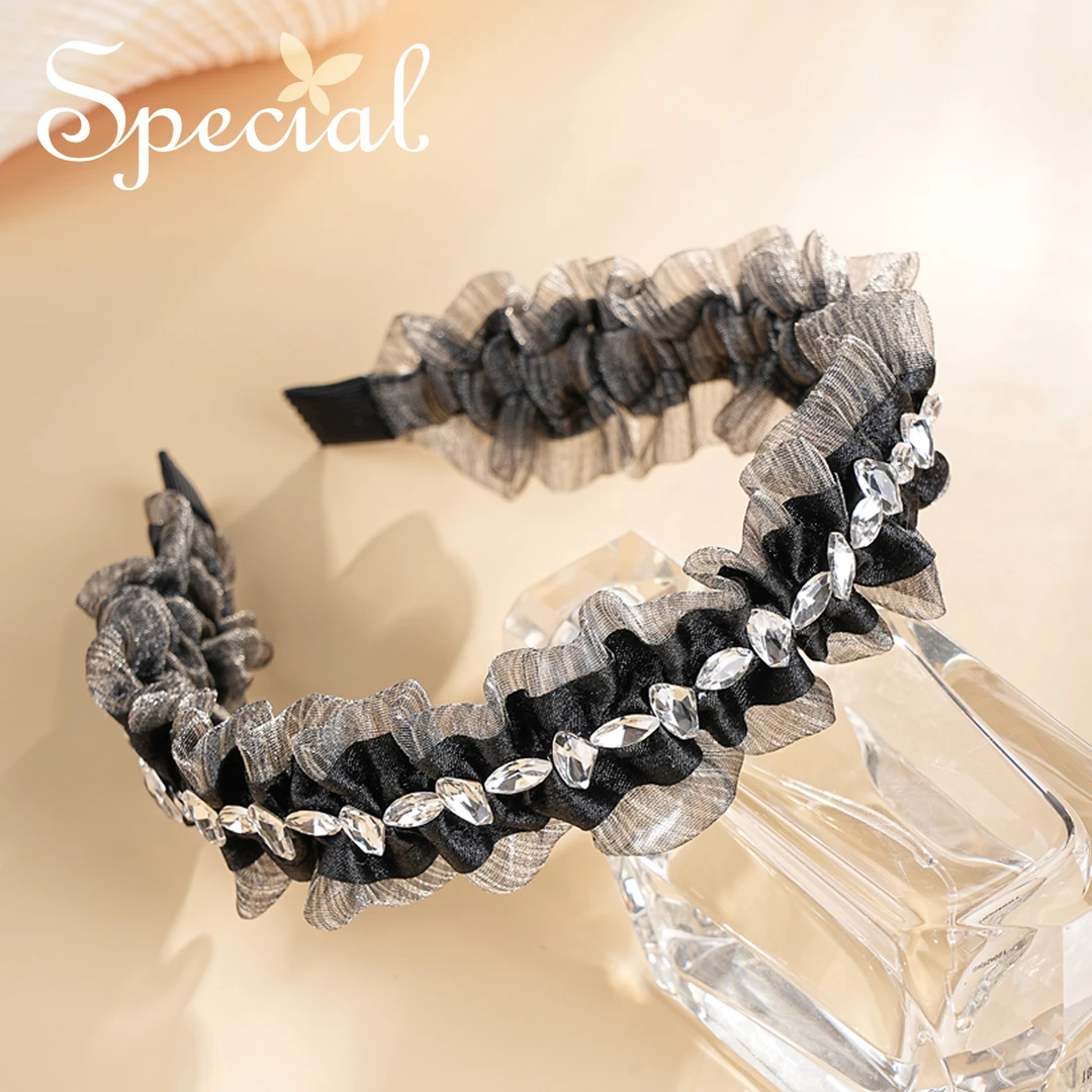 special【宠爱专属】个性气质时尚发箍发饰 蕾丝星光2