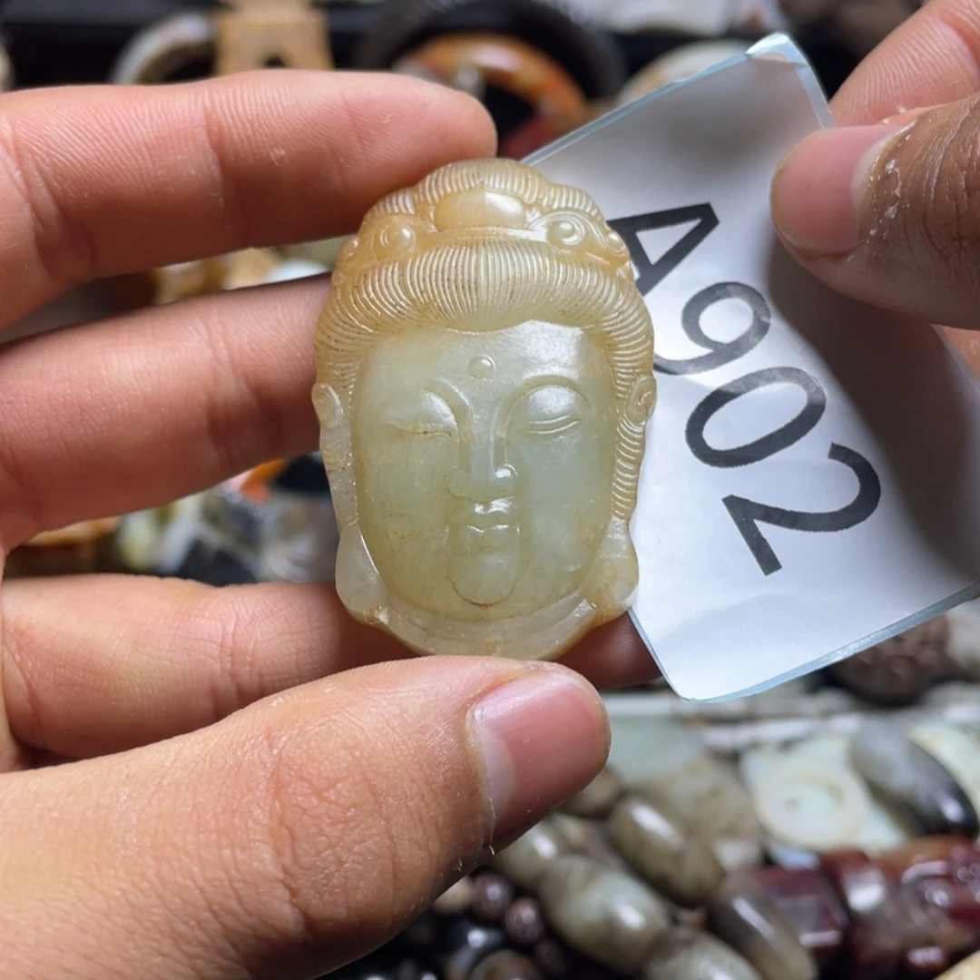 和田玉（糖玉）挂件未镶嵌