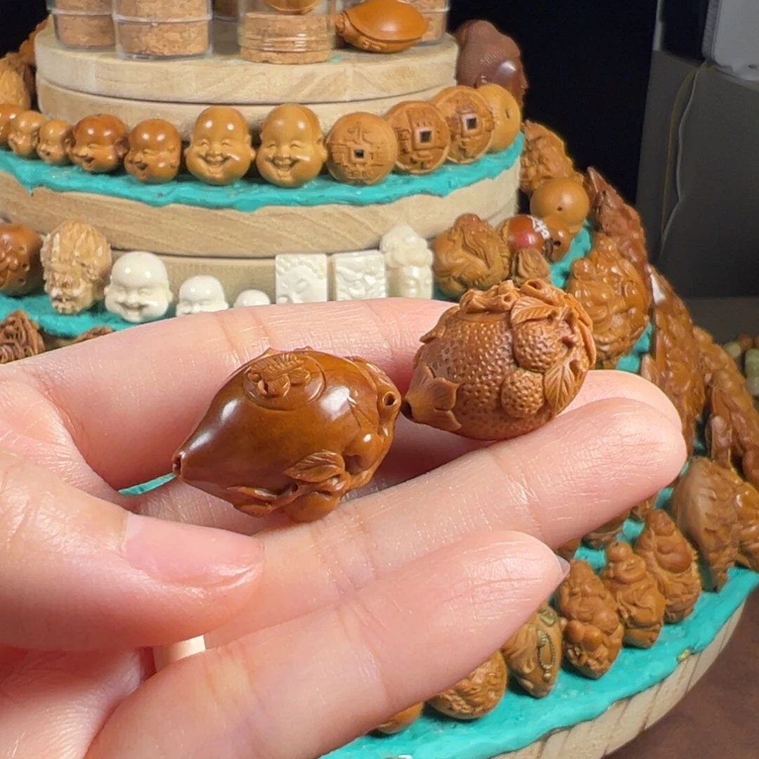 米***粥橄榄核手串/手链壶两颗