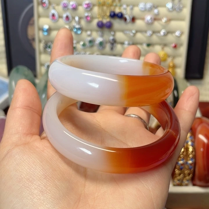 玛瑙/玉髓未镶嵌手镯福利款