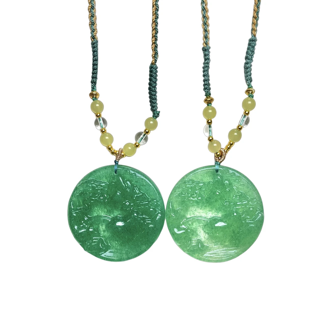 东陵玉吊坠E02-10赠绳礼盒(多样性发其一)