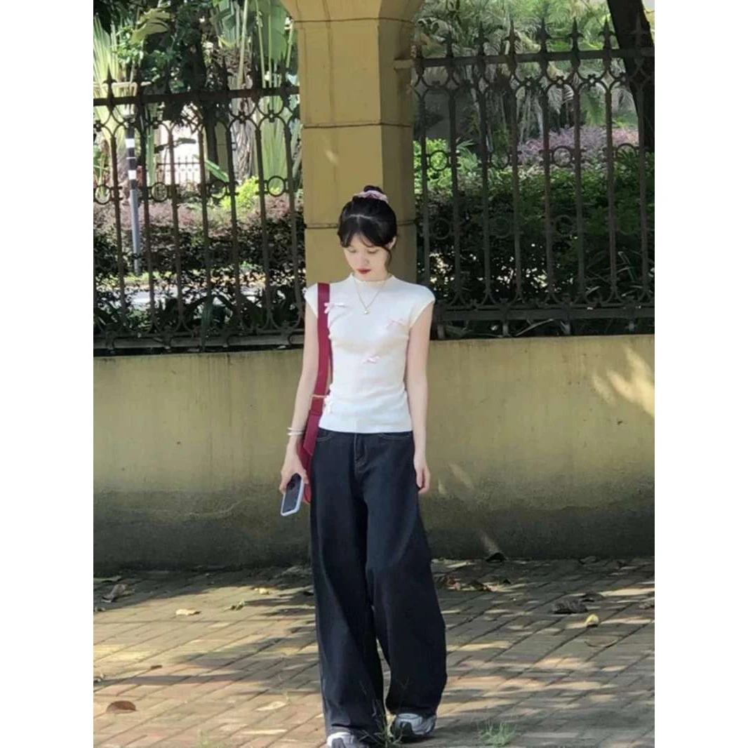 夏日绝美女装2025穿搭配一整套时尚炸街酷飒拽姐上衣裤子两件套装