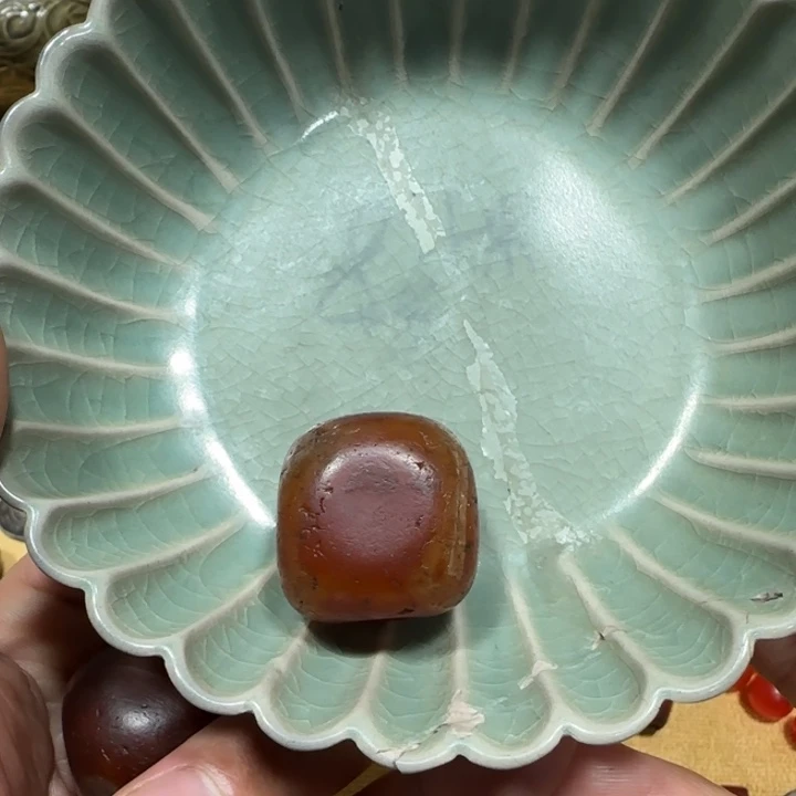 摆件玉**林瓷器摆件手工