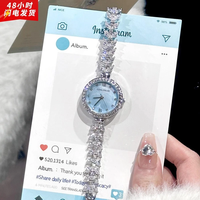 美人鱼手表女款学生党送女朋友爆款2025新款女士轻奢品牌女生女表