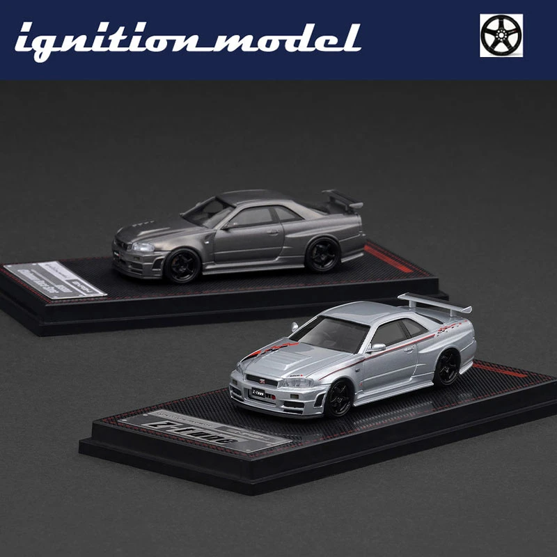 IG车模 1:64 合金 日产天际线GTR R34 小比例汽车模型收藏车