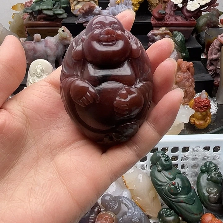 石英质玉未镶嵌手把件