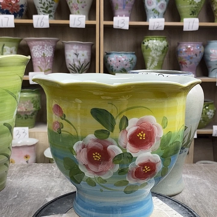 罐12zp景德镇陶瓷花盆