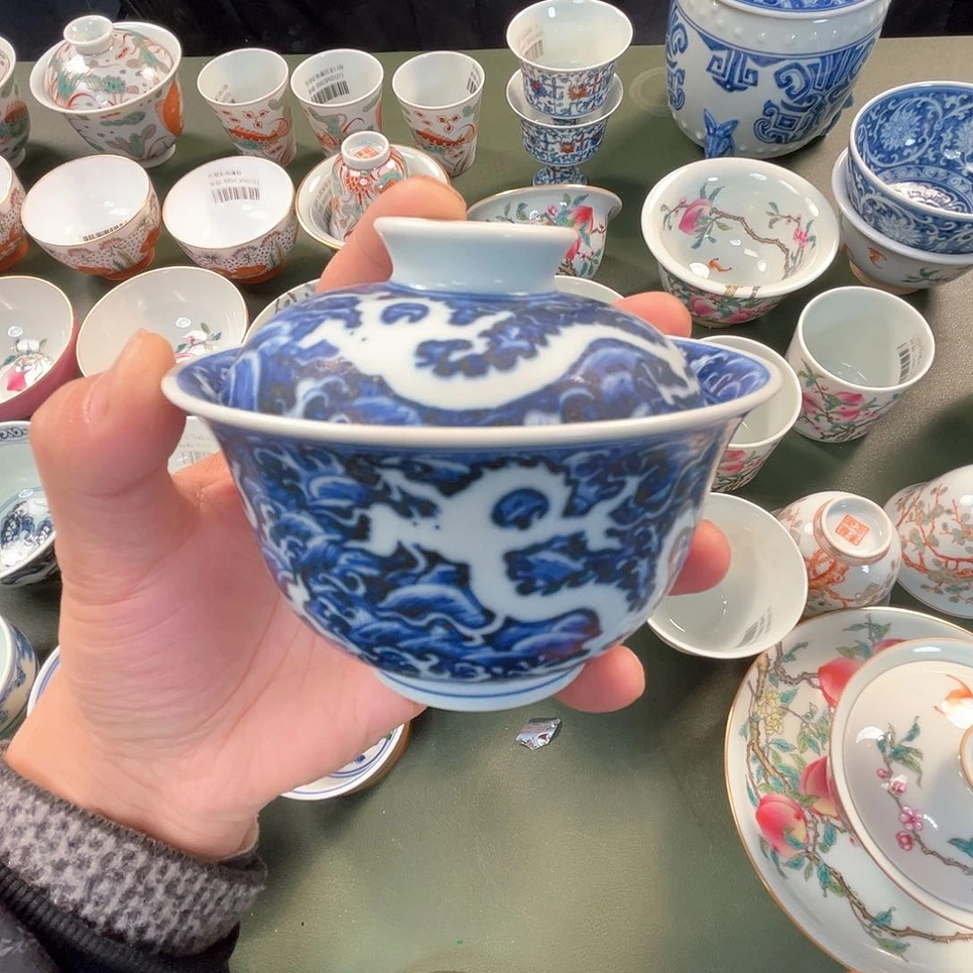 杯青花瓷器青花瓷器