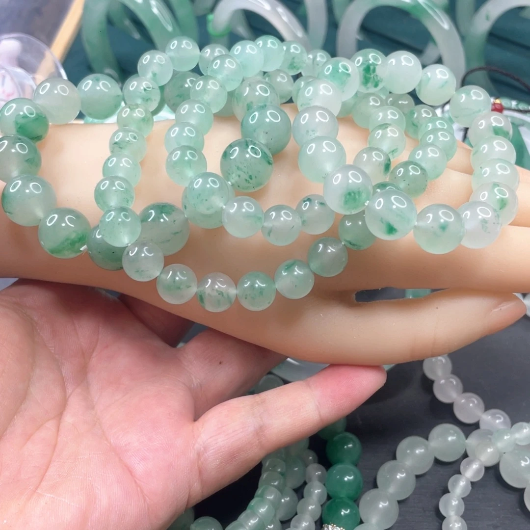 忉***童石英质玉未镶嵌手串