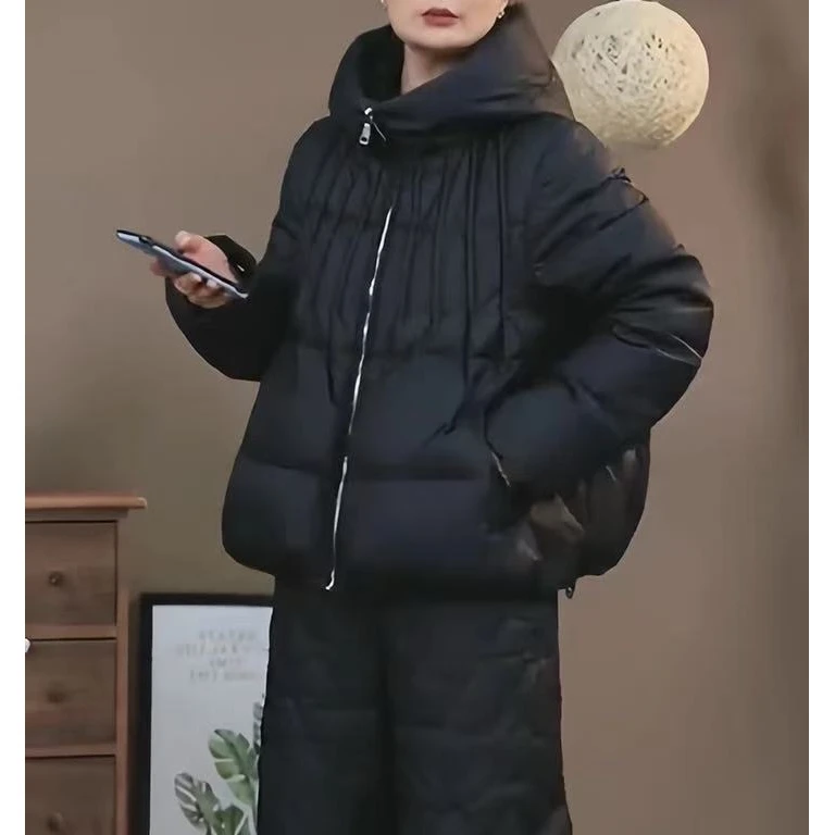 781 时尚韩版设计感连帽棉服百搭洋气减龄宽松显瘦外套C2 C3