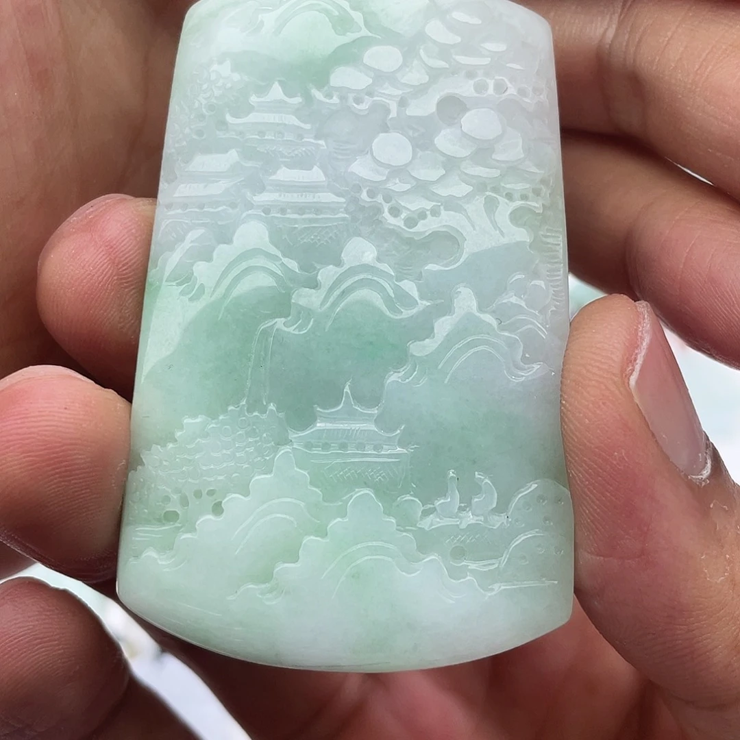 翡翠未镶嵌颈饰翡翠