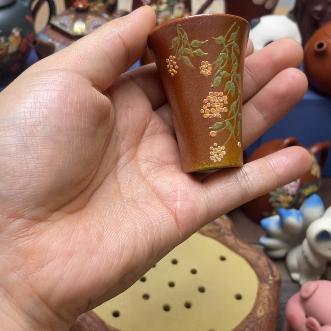 茶杯紫砂紫砂主人杯30cc