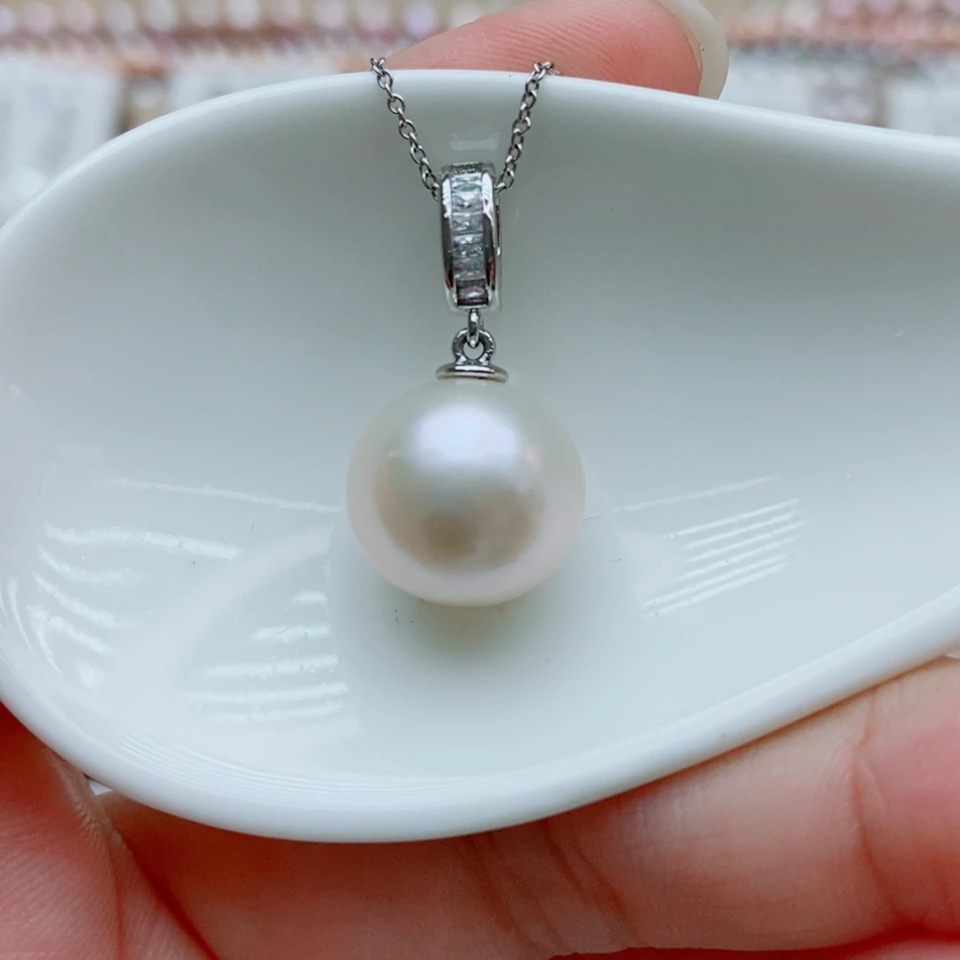淡水珍珠未镶嵌颈饰13mm