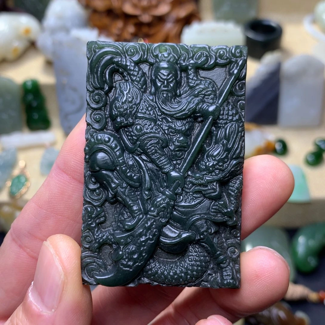 和田玉吊坠(不含链)未镶嵌友*