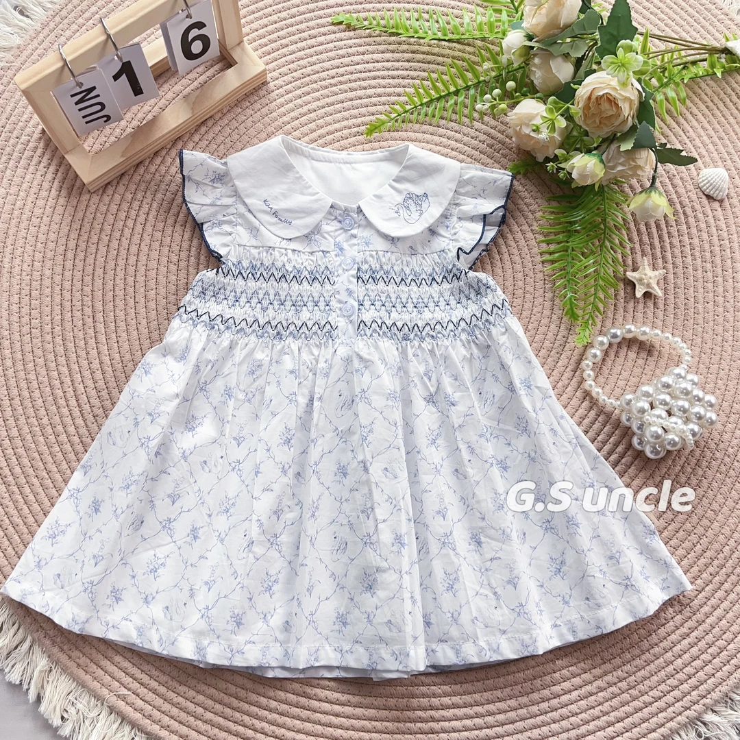 【海蓝之谜】H25162女童百搭连衣裙夏款时尚裙子