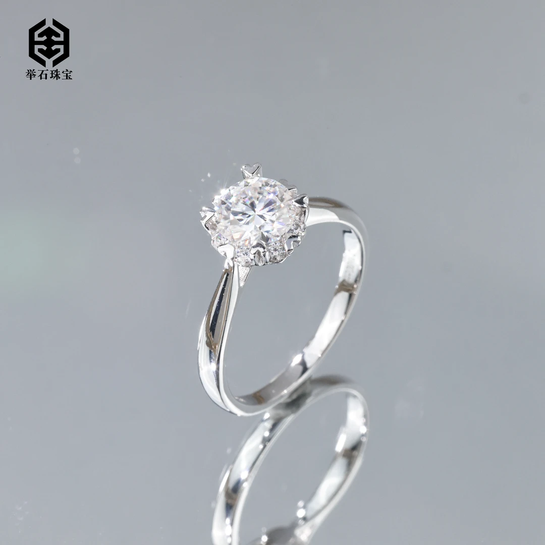 925银莫桑石银制品 T0709-9819-0133莫桑钻戒指（一件自选多样性 ）