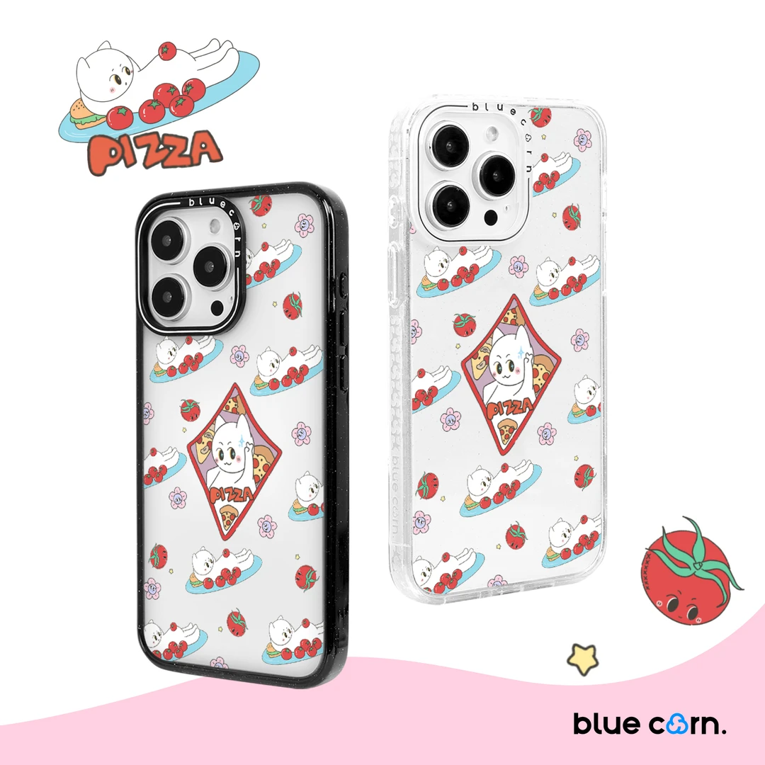 Bluecorn联名Quevy番茄披萨 适用于iPhone16/15ProMax手机壳