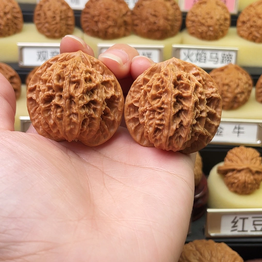 吊坠文玩核桃盘龙纹42尺845