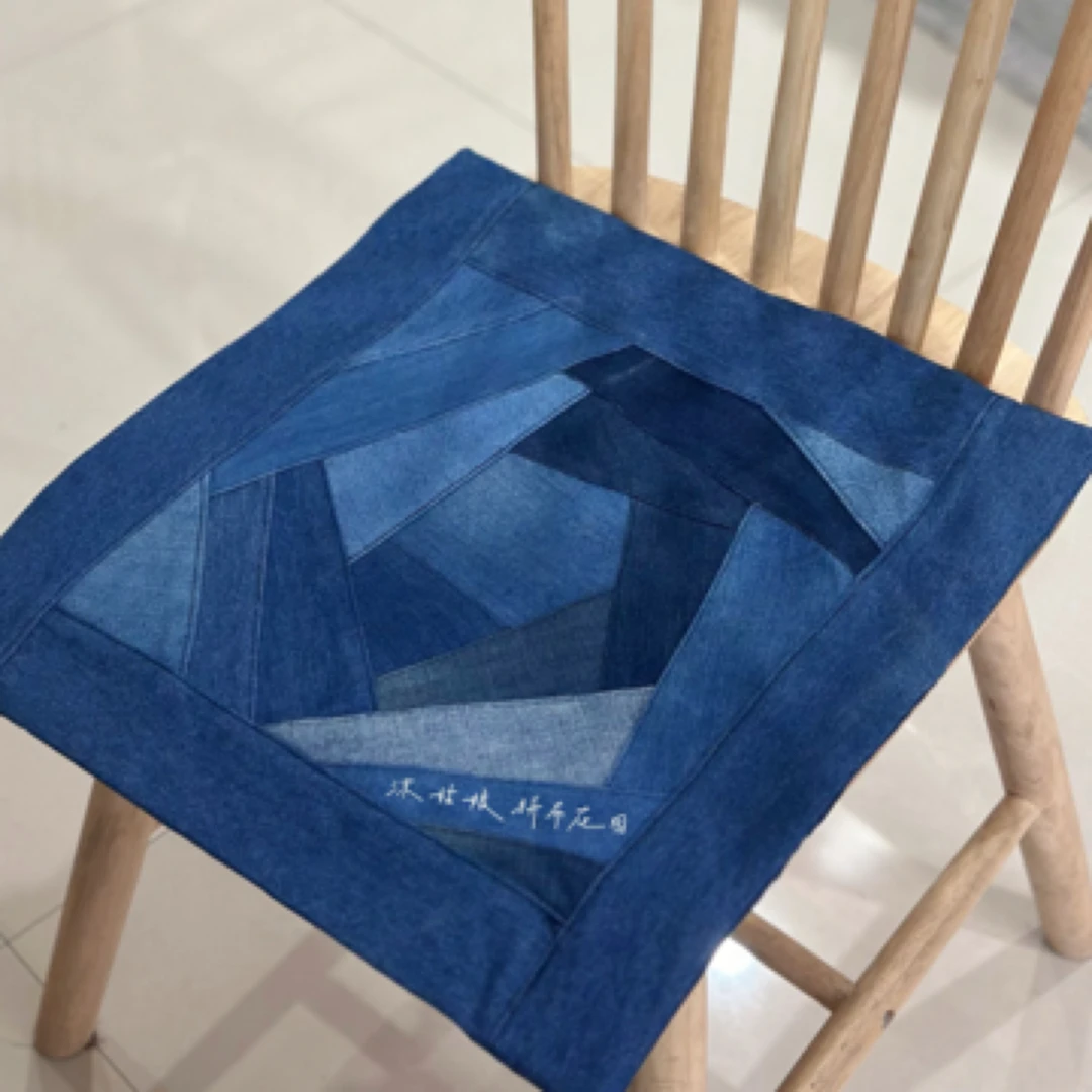 『模版』浅沫手作 牛仔拼布垫子模版手工diy不含布料