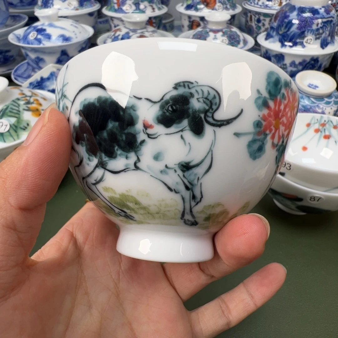 陶瓷景德镇纯手工纯手绘茶具木木88