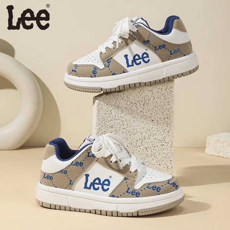 Leekids新款儿童透气百搭潮流休闲板鞋