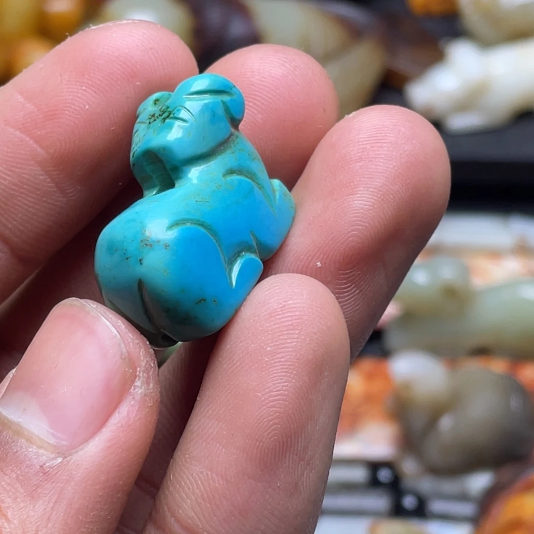 和田玉（糖玉）挂件未镶嵌爱****翁