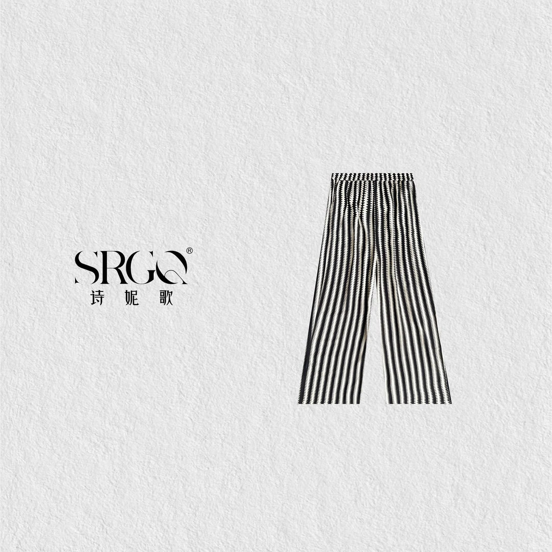 诗妮歌夏天就要穿绵绸！自带降温的夏日人生之裤直筒慵懒凉凉裤