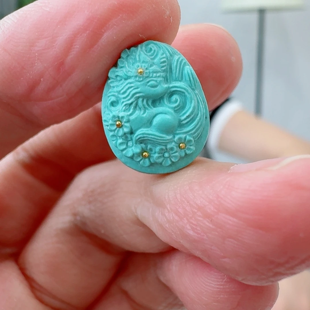 未镶嵌绿松石珠宝奇石