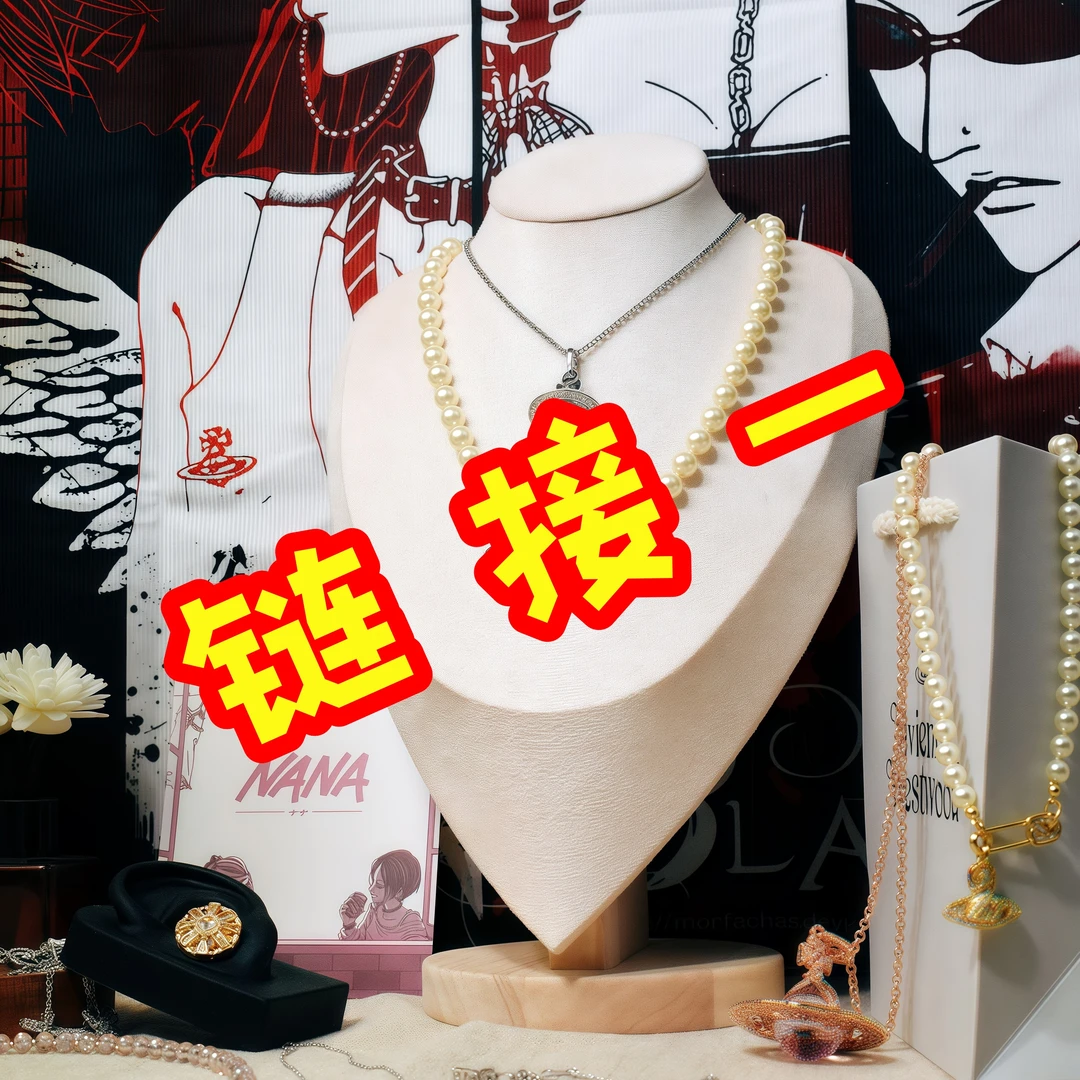 铜合金项链不掉色土星项链女新款爆款轻奢小众锁骨链颈链高级感