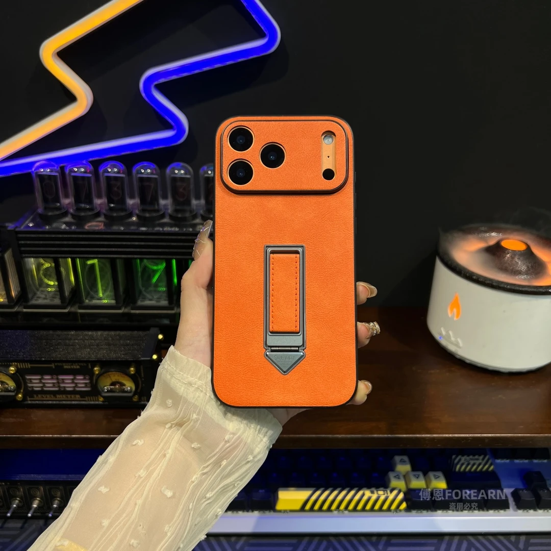 适用于苹果17promax手机壳iphone17pro腕带支架17网红16promax