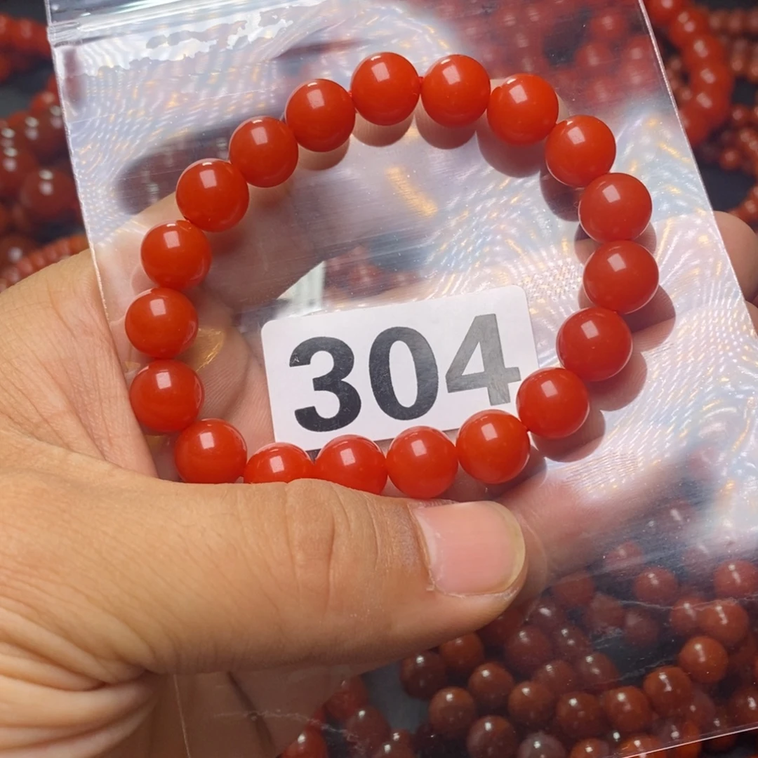 茉***茉南红玛瑙未镶嵌手链